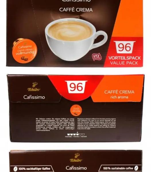 TCHIBO CAFISSIMO CAFFE CREMA ARÔME RICHE 96 gélules Original Tchibo